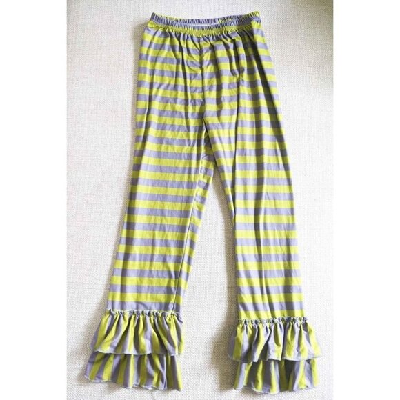 Honeydew girls boutique ruffle outfit set boho 7-8 tunic pants set - Picture 6 of 6